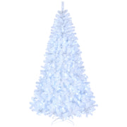 7ft 1346 Branches Automatic Tree Structure PVC Material 500 Lights Cool Color 8 Modes Christmas Tree White - Seasonal Spectra