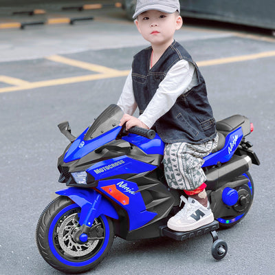 12V Battery Motorcycle, 2 Wheel Motorbike Kids Rechargeable Ride On Car Electric Cars Motorcycles - Seasonal Spectra