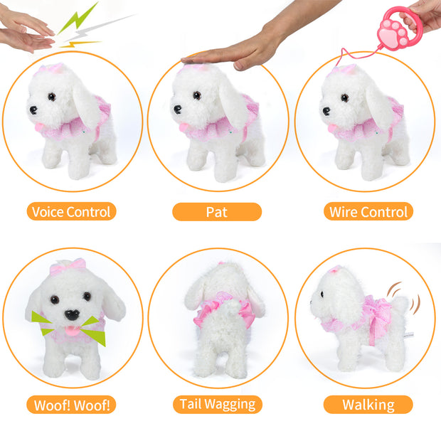 Spark Imagination with a Lifelike Walking, Barking, and Tail-Wagging Toy Pet - Seasonal Spectra