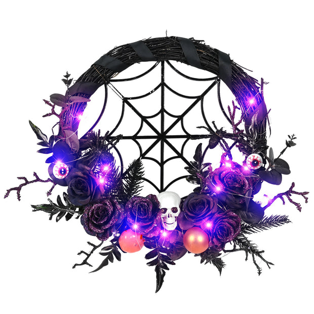 Spider Skull Vine Ring Artificial Flower Party - Seasonal Spectra