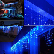 Curtain Icicle Lights Wedding Party LED Fairy Christmas Indoor Outdoor - Seasonal Spectra