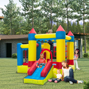 420D Thick Oxford Cloth Inflatable Bounce House Castle Ball Pit Jumper Kids Play Castle Multicolor