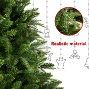 The 70.5-inch artificial Christmas tree, with 1,600 cutting-edge, no light, no lightning, artificial spruce PVC/PE Christmas tree, suitable for indoor and outdoor decoration - Seasonal Spectra