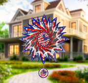 Patriotic Wind Spinner, holiday gifts, outdoor decoration - Seasonal Spectra