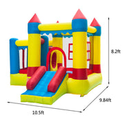 420D Thick Oxford Cloth Inflatable Bounce House Castle Ball Pit Jumper Kids Play Castle Multicolor