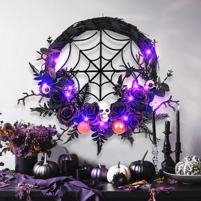 Spider Skull Vine Ring Artificial Flower Party - Seasonal Spectra