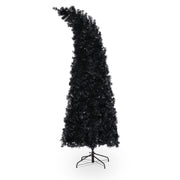 7ft Wizard Hat Shape Automatic Tree Structure PVC Material 1050 Branches 400 Lights 10 Functions With Remote Control Christmas Tree Purple And Orange - Seasonal Spectra