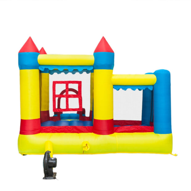 420D Thick Oxford Cloth Inflatable Bounce House Castle Ball Pit Jumper Kids Play Castle Multicolor