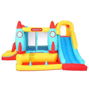 420D 840D Oxford cloth jump surface rocket with fan inflatable castle