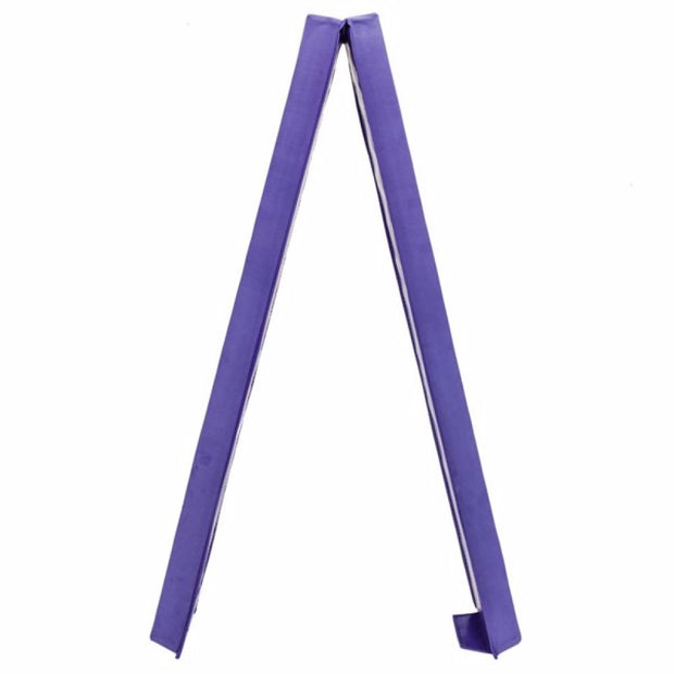 8 Feet Young Gymnasts Cheerleaders Training Folding Balance Beam Purple Plain Flannelette & Purple PVC