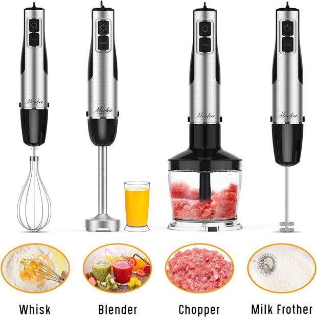 5 in 1 Multi-Purpose Immersion Hand Blender set - Seasonal Spectra