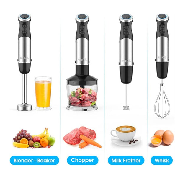 5 in 1 Multi-Purpose Immersion Hand Blender set - Seasonal Spectra