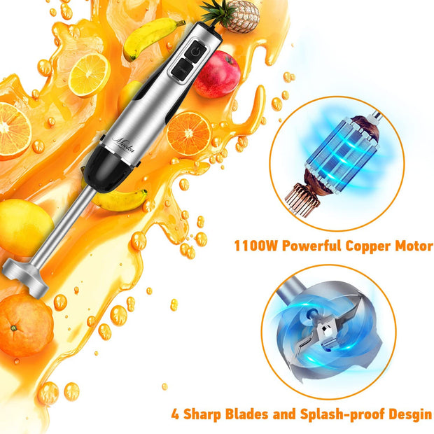 5 in 1 Multi-Purpose Immersion Hand Blender set - Seasonal Spectra