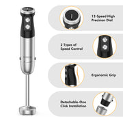 5 in 1 Multi-Purpose Immersion Hand Blender set - Seasonal Spectra