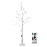 6FT Lighted Birch Tree with 305 LEDs Warm White Lights, 8 Lighting Modes and Brightness Adjustment for  Summer Christmas Holiday Party Decoration - Seasonal Spectra