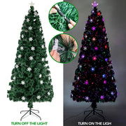 6FT Small Light Fiber Optic Christmas Tree 230 Branches - Seasonal Spectra