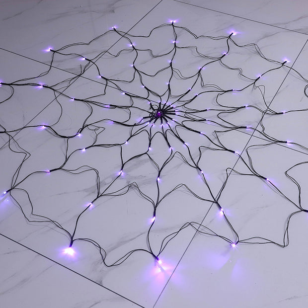 LED Spider Web Lights Halloween - Seasonal Spectra