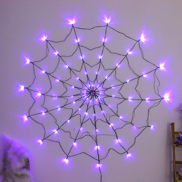 LED Spider Web Lights Halloween - Seasonal Spectra