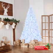 8ft White 670 Lights Warm Color 8 Modes 2008 Branch Christmas Tree White - Seasonal Spectra