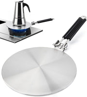 8Inch Heat Diffuser Simmer Ring Plate, Stainless Steel with Stainless Handle - Seasonal Spectra