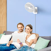 8” Small Wall Mount Fan with Remote Control - Seasonal Spectra