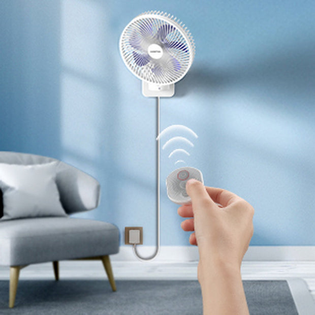 8” Small Wall Mount Fan with Remote Control - Seasonal Spectra