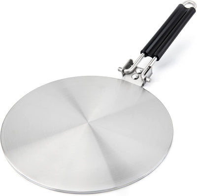 9.25Inch Heat Diffuser Simmer Ring Plate, Stainless Steel with Stainless Handle - Seasonal Spectra