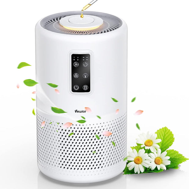 Air Purifiers for Home Large Room with Night Light up to 1076ft² - Seasonal Spectra