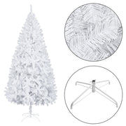 Christmas Decoration 7FT Iron Leg White Christmas Tree with 1349 Branches - Seasonal Spectra