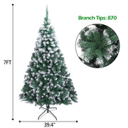 Christmas Decoration 7FT Spray White PVC Christmas Tree 1349 Branches - Seasonal Spectra