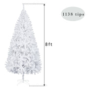 Christmas Decoration 8ft Flocking Tied Light 1349 Branches Christmas Tree - Seasonal Spectra