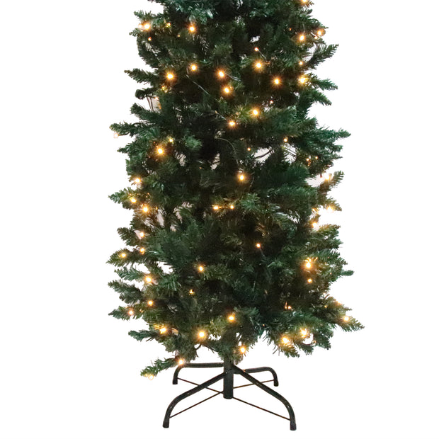 Christmas Decorations Flocking Tied Light Christmas Tree - Seasonal Spectra