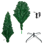 Christmas Tree with 260 LED Lamps and  260 Branches Fiber Optic 7.5FT - Seasonal Spectra