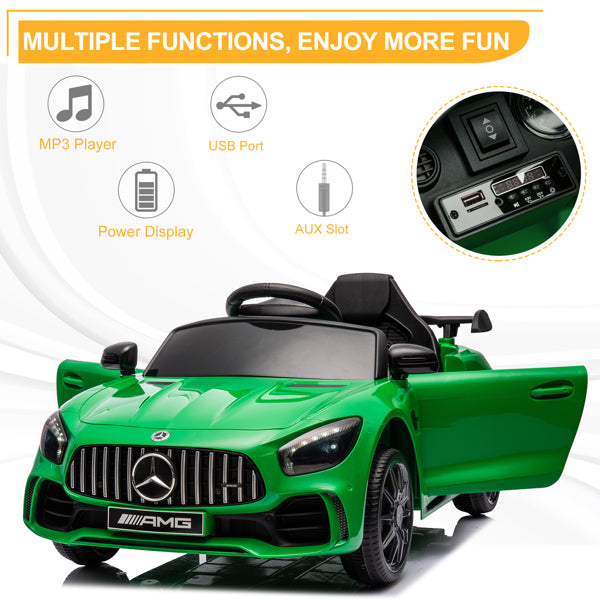 Kids Electric Cars 12V Mercedes-Benz Dual Drive Electric Sport Toy Car - Complete with 2.4G Remote Control - Seasonal Spectra