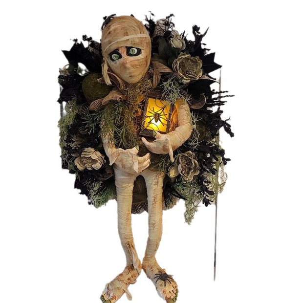 Mummy Halloween Garland Door Decoration - Seasonal Spectra