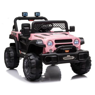 Power Wheels Jeep BBH-016 Dual Drive 12V 4.5A.h with 2.4G Remote Control off-road 2 Seater Ride-on Princess Jeep - Seasonal Spectra