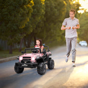 Power Wheels Jeep BBH-016 Dual Drive 12V 4.5A.h with 2.4G Remote Control off-road 2 Seater Ride-on Princess Jeep - Seasonal Spectra