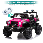 Power Wheels Jeep BBH-016 Dual Drive 12V 4.5A.h with 2.4G Remote Control off-road 2 Seater Ride-on Princess Jeep - Seasonal Spectra