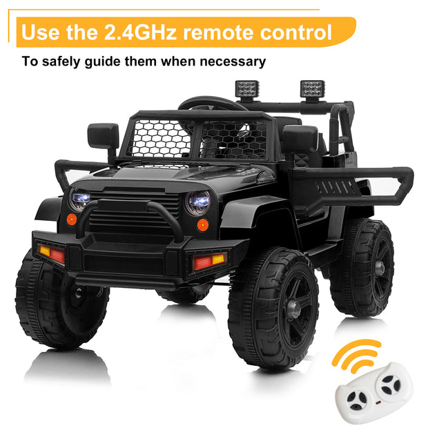 Power Wheels Jeep Wrangler Dual Drive 12V 4.5A.h with 2.4G Remote Control Toy Jeep - Seasonal Spectra