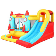 420D 840D Oxford cloth jump surface rocket with fan inflatable castle