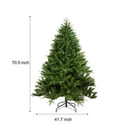 The 70.5-inch artificial Christmas tree, with 1,600 cutting-edge, no light, no lightning, artificial spruce PVC/PE Christmas tree, suitable for indoor and outdoor decoration - Seasonal Spectra