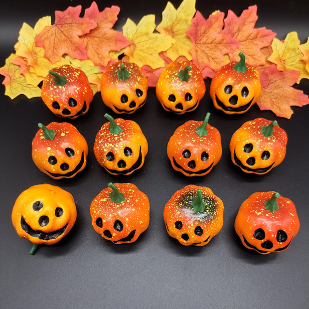 Simulation Pumpkin Smiley Face Decorations - Seasonal Spectra