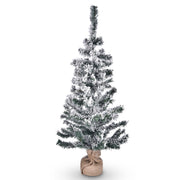 3 ft covering 90 branch tips Artificial flocking snow Christmas Tree for Holiday Decoration - Seasonal Spectra