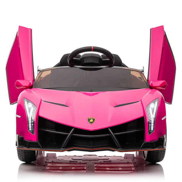 Lamborghini Poison Small Dual Drive 12V 4.5AH with 2.4G Remote Control Kids Sports Car, Electric Toy Car - Seasonal Spectra