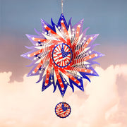 Patriotic Wind Spinner, holiday gifts, outdoor decoration - Seasonal Spectra